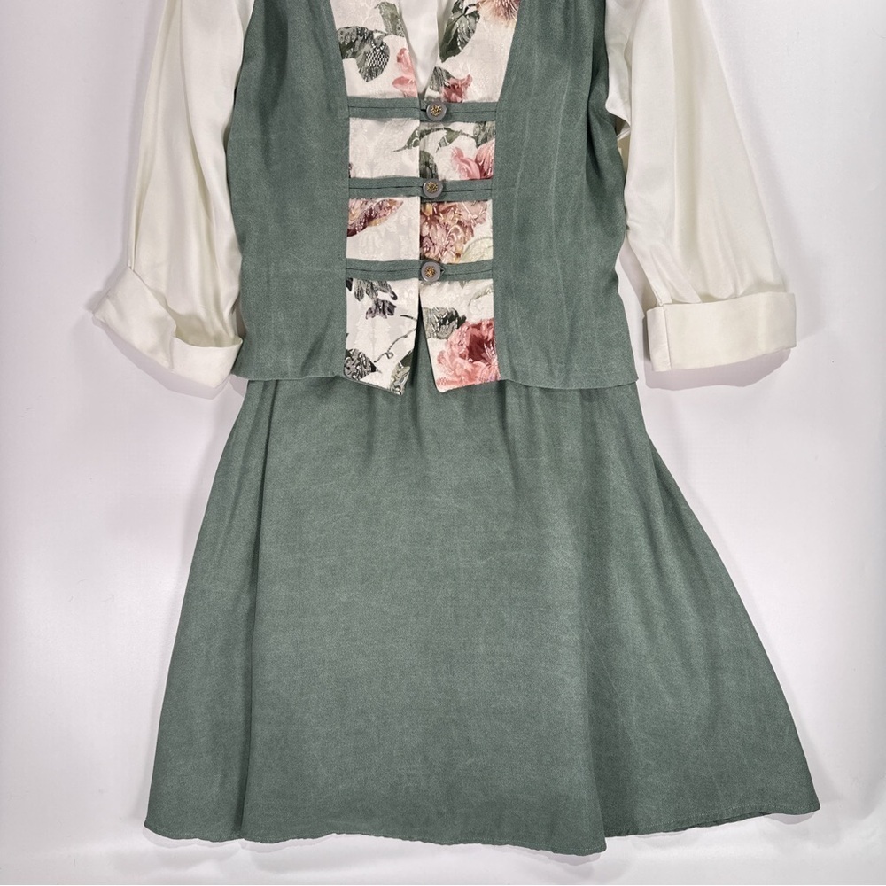H.P. Fashions Women’s 80s Made In USA Midi Dress Medium Vintage Size 12 - Picture 4 of 10